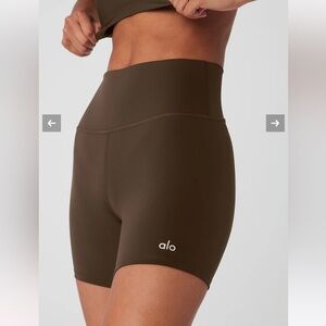 ALO Yoga Brown Athletic Shorts